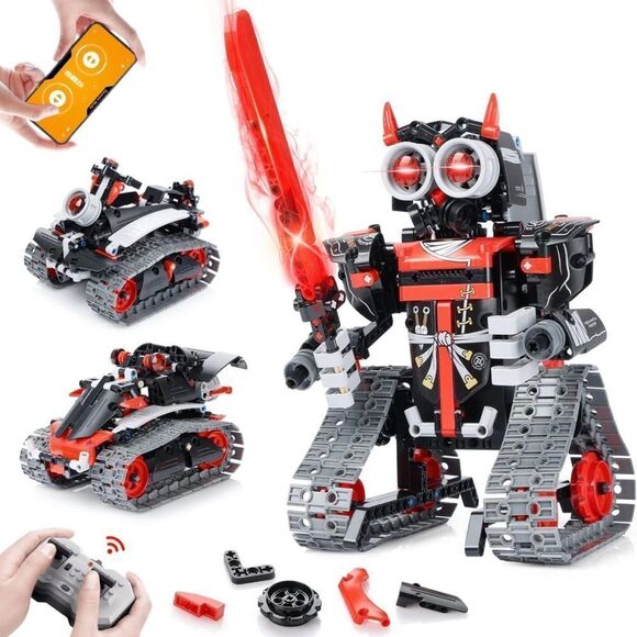 GILI Robot Building Remote Control Gift STEM Building Kit for Boys 8-12 - 3 in 1 - Picture 1 of 11